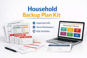 Household Backup Plan Kit