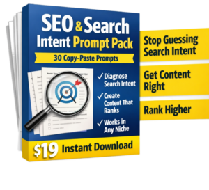 SEO & Search Intent Prompt Pack