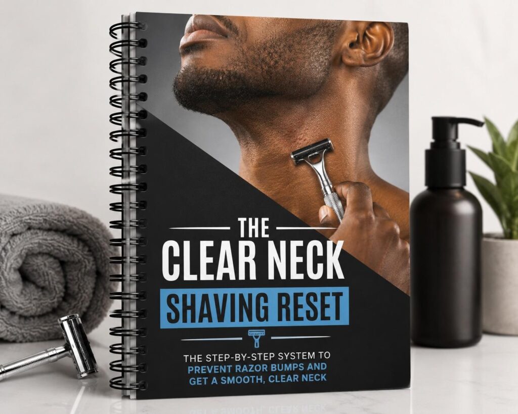 THE CLEAR NECK SHAVING RESET THE STEP-BY-STEP SYSTEM TO PREVENT RAZOR BUMPS AND GET A SMOOTH, CLEAR NECK