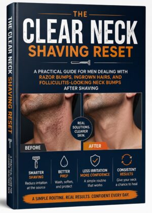 THE - CLEAR NECK SHAVING RESET A PRACTICAL GUIDE FOR MEN DEALING WITH RAZOR BUMPS, INGROWN HAIRS, AND FOLLICULITIS-LOOKING NECK BUMPS AFTER SHAVING